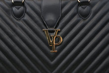 Load image into Gallery viewer, Vanderpump Monogramme Pet Carrier - Black - Vanderpump Pets