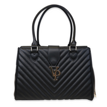 Load image into Gallery viewer, Vanderpump Monogramme Pet Carrier - Black - Vanderpump Pets