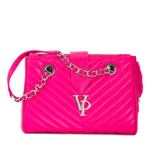 Load image into Gallery viewer, Vanderpump Monogramme Chain Pet Carrier - Pink - Vanderpump Pets