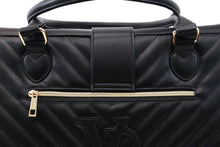 Load image into Gallery viewer, Vanderpump Monogramme Pet Carrier - Black - Vanderpump Pets