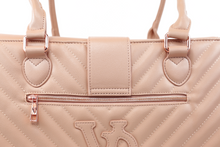 Load image into Gallery viewer, Vanderpump Monogramme Pet Carrier - Pink - Vanderpump Pets