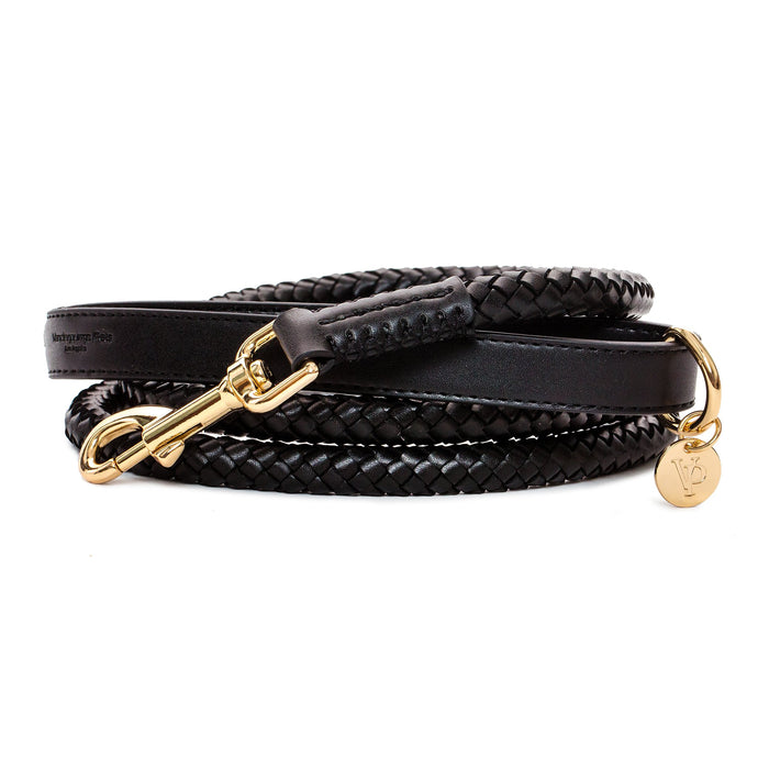 VP Pets Handwoven Leash - Black - Vanderpump Pets